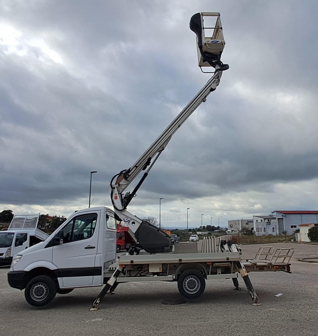 ๐ Mercedes Sprinter 313 CDI โ Piattaforma Aerea da 17 metri