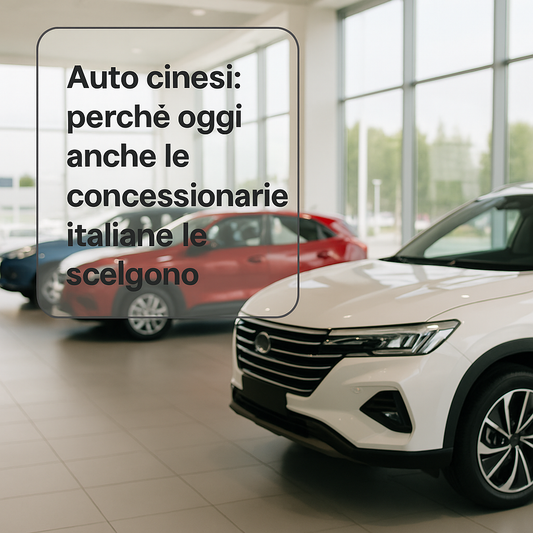 Auto cinesi: perché oggi anche le concessionarie italiane le scelgono