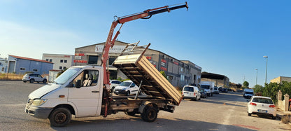 🚛 Mercedes Sprinter 2.2 CDI – Ribaltabile Trilaterale con Gru Ferrari 3 sfili